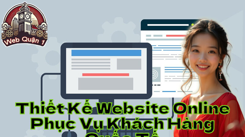 Thiết Kế Website Online Phục Vụ Khách Hàng Quốc Tế